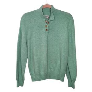 Vintage Seafoam Collared Sweater